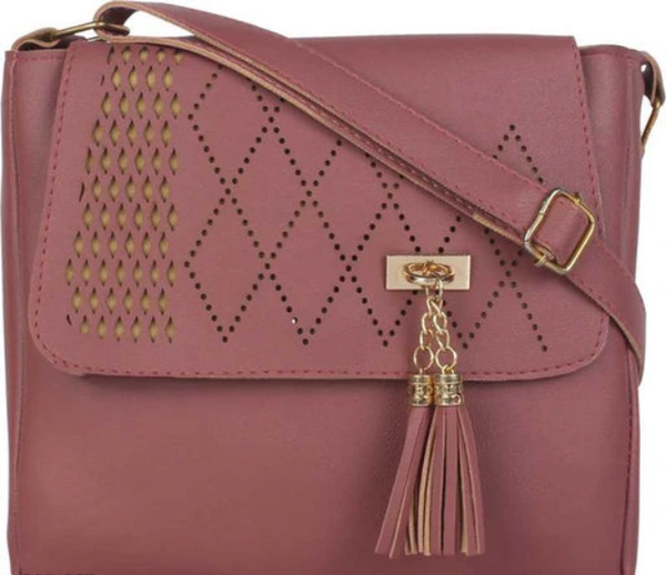 OctopusNet Girl's & Women's Sling Bag - FREE SIZE, PEACH