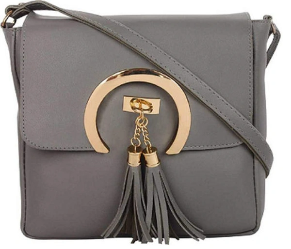 OctopusNet Girl's & Women's Sling Bag - FREE SIZE, GREY