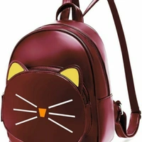 MMFABRIX Meow Cat Bagpack - red, 4.0 ⭐⭐⭐⭐