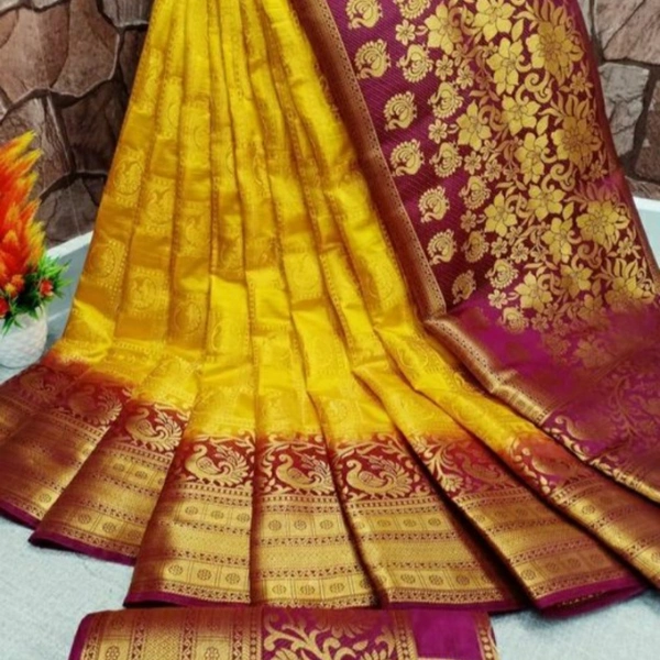 MMFABRIX Beautiful Nylon Silk Saree - 4.8⭐⭐⭐⭐