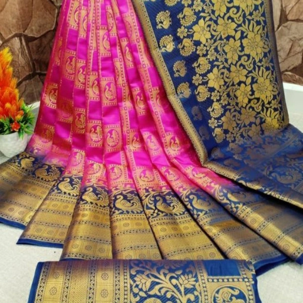 MMFABRIX Beautiful Nylon Silk Saree - lovely sareee😍