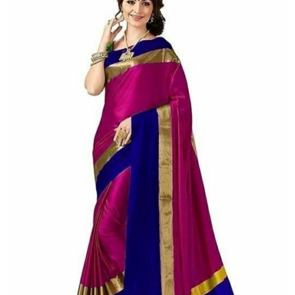 MMFABRIX Kashvi Solid Saree - pink, ⭐⭐⭐