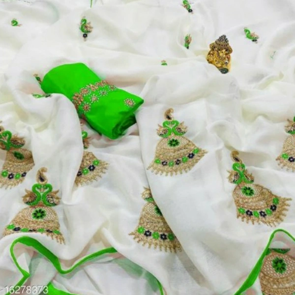 MMFABRIX Gopi Jhumka Trendy Saree