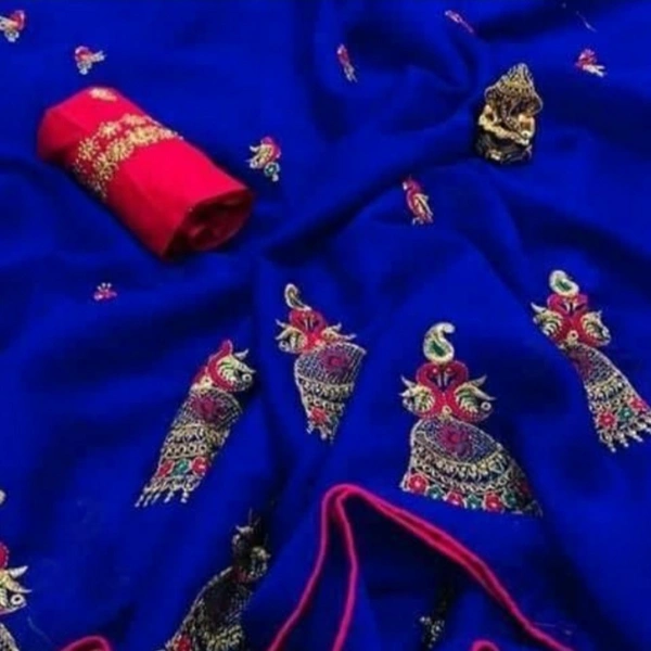 MMFABRIX Gopi Jhumka Trendy Saree
