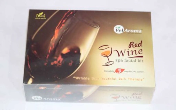 UNITED TRADING COMPANY Vel Aroma Facial Kit Wine|550 Gm - FREE SIZE