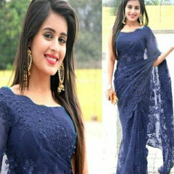 Kashvi Drishya Saree - blue