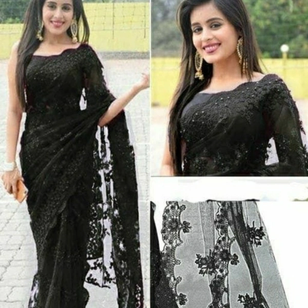 Kashvi Drishya Saree - black