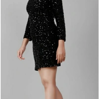 MMFABRIX Fancy Partywear Dress - L
