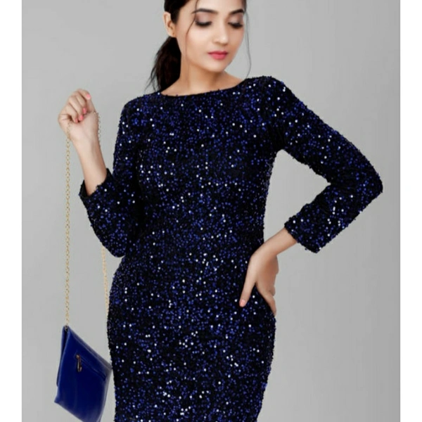 MMFABRIX Fancy Partywear Dress - L