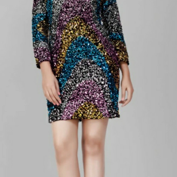 MMFABRIX Fancy Partywear Dress - M
