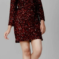 MMFABRIX Fancy Partywear Dress - L