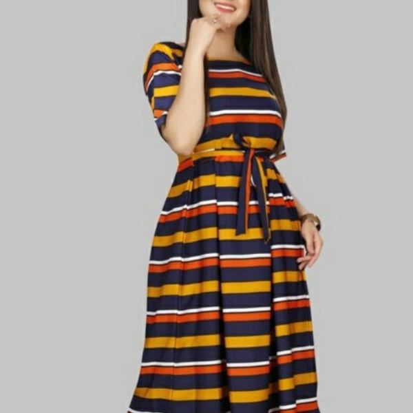 MMFABRIX Trendy Designer Women Dress - L