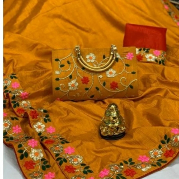 MMFABRIX Bhavina Women Silk Saree - 5.0⭐⭐⭐⭐⭐
