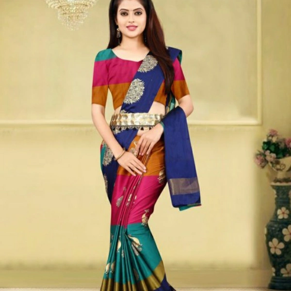 Samaira Addorable Silk Saree - 4.3⭐⭐⭐⭐, blue