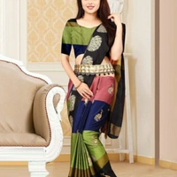 Samaira Addorable Silk Saree - 4.3⭐⭐⭐⭐, blue