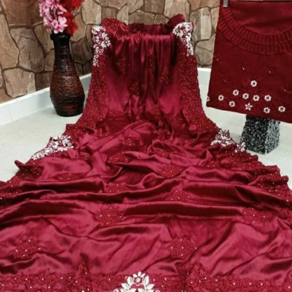 MMFABRIX Kashvi Attractive Saree - free, 5.0⭐⭐⭐⭐⭐