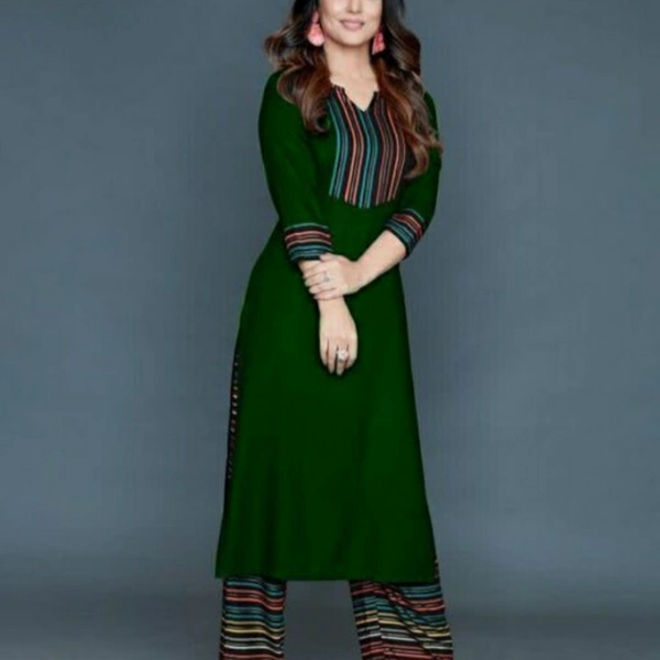 MMFABRIX Banita Sensational Women Kurta With Plazzo - XXL