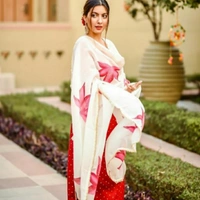 GOsirika Kurta With Plazzo And Dupatta Set - XL