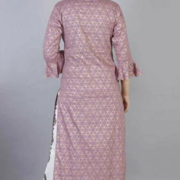 MMFABRIX Women Rayon A Line Kurti - XXL
