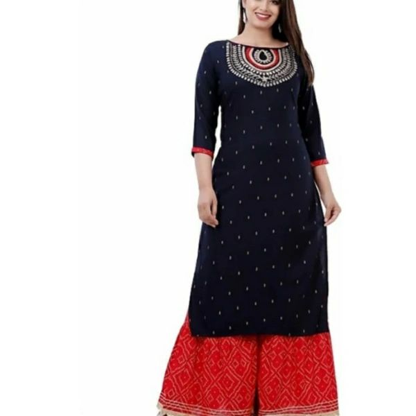 MMFABRIX Women Daily Wear Kurti Set With Sharara - XXL
