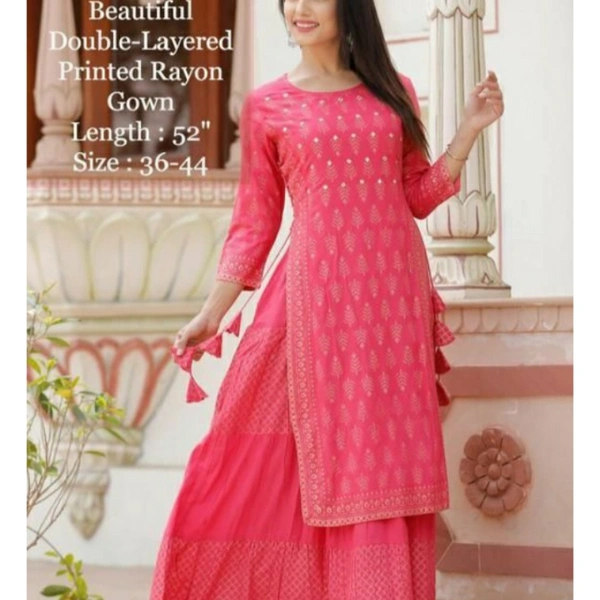 MMFABRIX Trendy Drishya Women Kurta Plazzo Set - XL