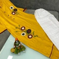 MMFABRIX Women Rayon A Line Kurti - L