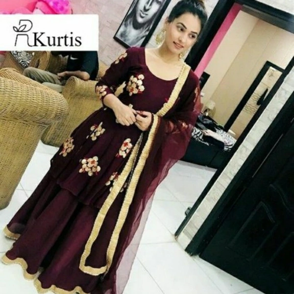 MMFABRIX Women Rayon A Line Kurti - XXL