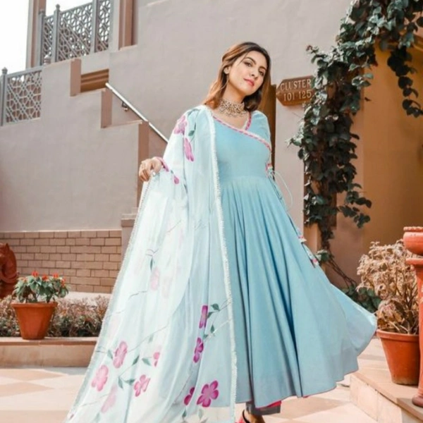 MMFABRIX Solid Kurta ,plazzo And Dupatta Set - S, 4.3⭐⭐⭐⭐