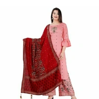 MMFABRIX Gajar Moti Plazzo Suit - XL