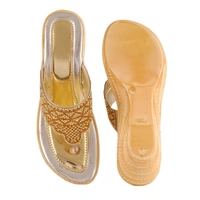 A S Foot Craft 42 Spool Heel.bijnis - 11/1, Golden