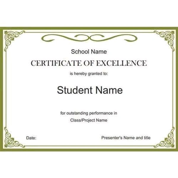 Certificate  - Course