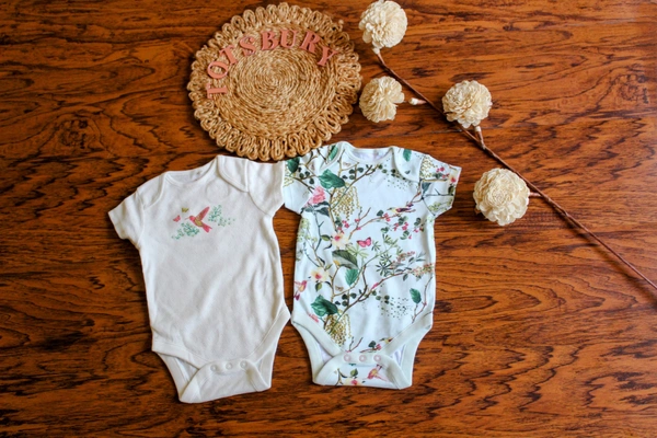 Blossom Charm Baby Romper Set - 6-9 Month