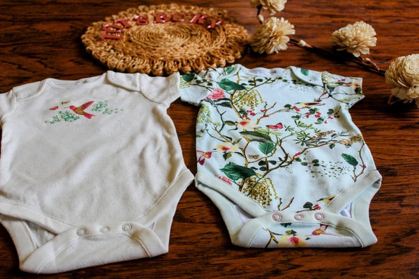 Blossom Charm Baby Romper Set - 6-9 Month