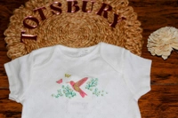 Baby Romper - Bird & Floral Print (6-9 Months) - 6-9 Month