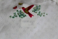 Baby Romper - Bird & Floral Print (6-9 Months) - 6-9 Month