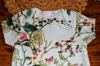 Blossom Garden Baby Romper – Size 6-9 Months - 6-9 Month