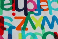 Alphabet Adventure Baby Romper" - 6-9 Month