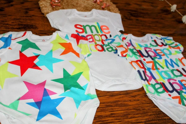 "Joyful Vibes Baby Romper Set" - 6-9 Month
