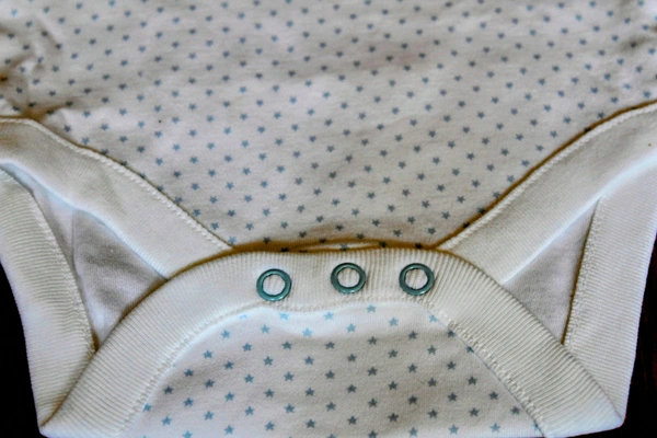 Baby Unisex Short Sleeve Polka Dot Cotton Romper - 12-18 Month