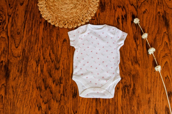 Baby Girl's Cotton Romper Set - Pack of 4 (Floral & Polka Dot Prints) - 3-6 Month