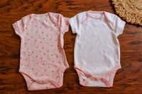 Baby Girl's Cotton Romper Set - Pack of 4 (Floral & Polka Dot Prints) - 3-6 Month