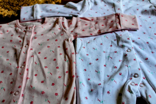 Baby Girl Full Sleeve Footed Romper Set - Pack of 4 - 12-18 Month