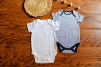 4-Pack Baby Romper Set - Polka Dot and Striped Design - 12-18 Month