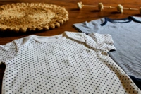 4-Pack Baby Romper Set - Polka Dot and Striped Design - 12-18 Month