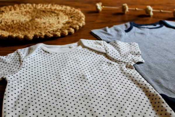 4-Pack Baby Romper Set - Polka Dot and Striped Design - 12-18 Month