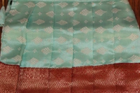 Gorgeous Maroon and Mint Green Traditional Baby Pavada Set  - 6-12 Month