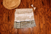 Classic Grey and Gold Traditional Baby Pavada Set  - 6-12 Month