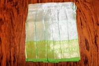  Traditional Green Brocade Baby Pavada Set  - 6-12 Month