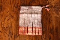 Elegant Gold and Red Traditional Baby Pavada Set  - 6-12 Month