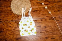 Muslin Jabla Sleeveless Baby Tops - Assorted Set of 3 - 0-3 Month